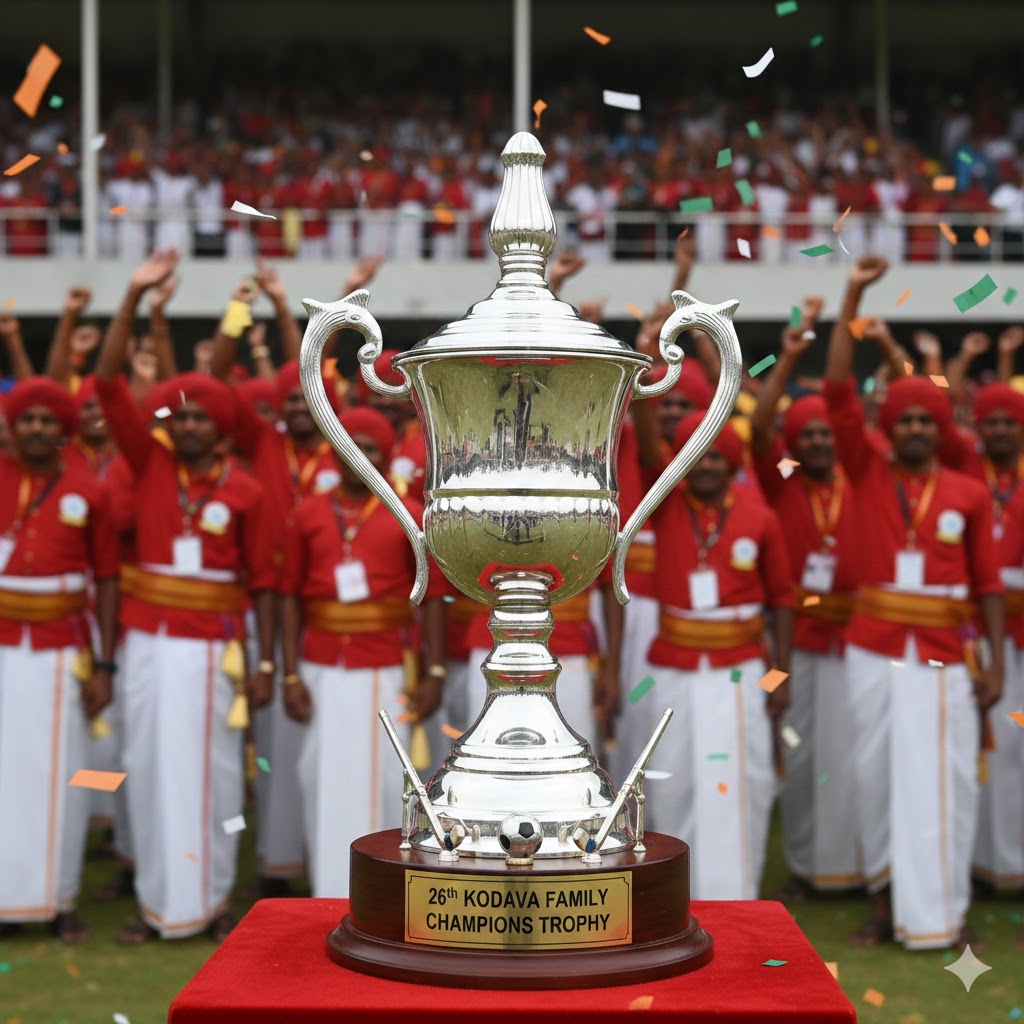 Kodava Family Champions Trophy from 26th